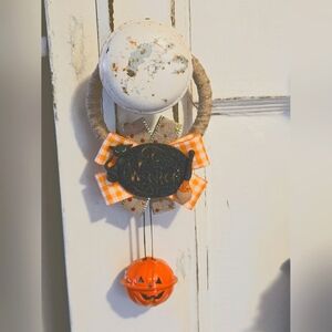 Wicked Halloween Doorknob Door Knob Hanger Halloween Pumpkin Black Cat Witches